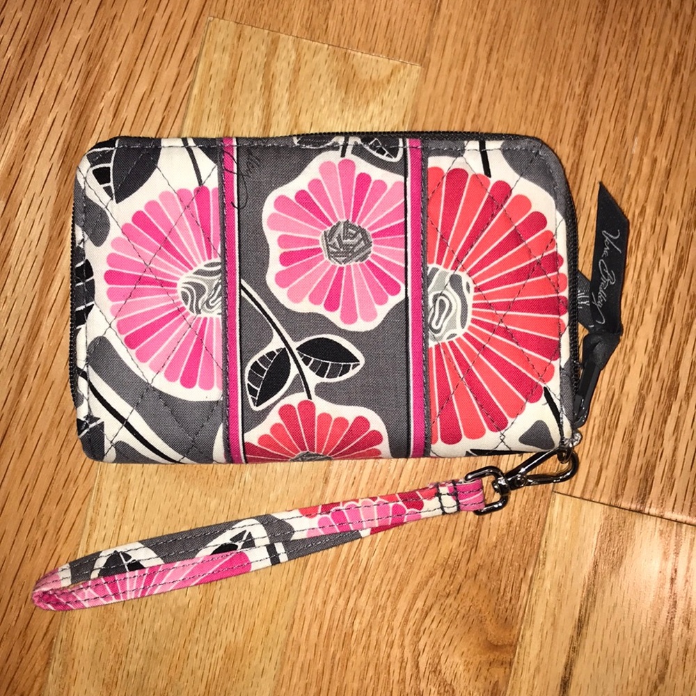 EUC Vera Bradley Cheery Blossom RFID Wristlet